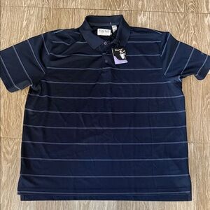 Kartel  Men's Navy Striped Polo Shirt